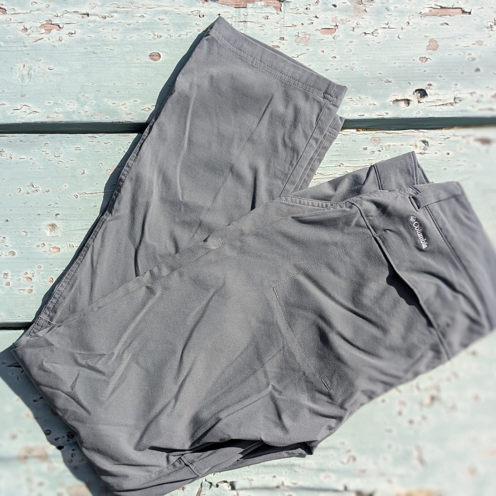 Women's Columbia Gray Lightweight Hiking Pants